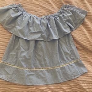 Sacks 5th Ave off the shoulder top